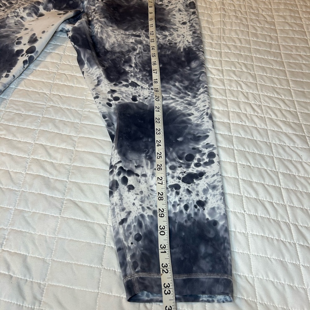 Lululemon Wunder Under High-Rise Crop 21” – Lux Marble Dye – Size 20 Like New - Picture 8 of 8